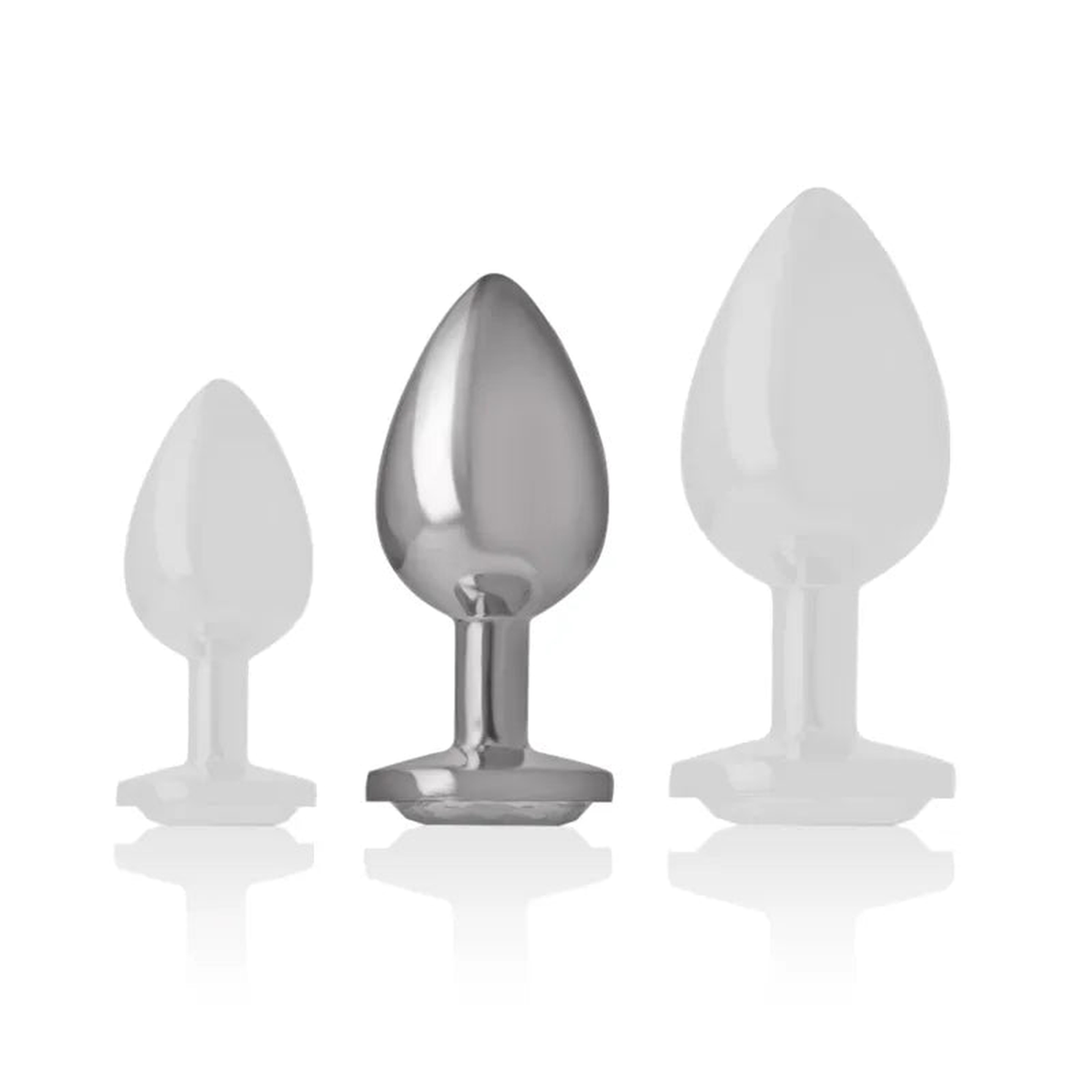 Plug Anale con Diamante Silver