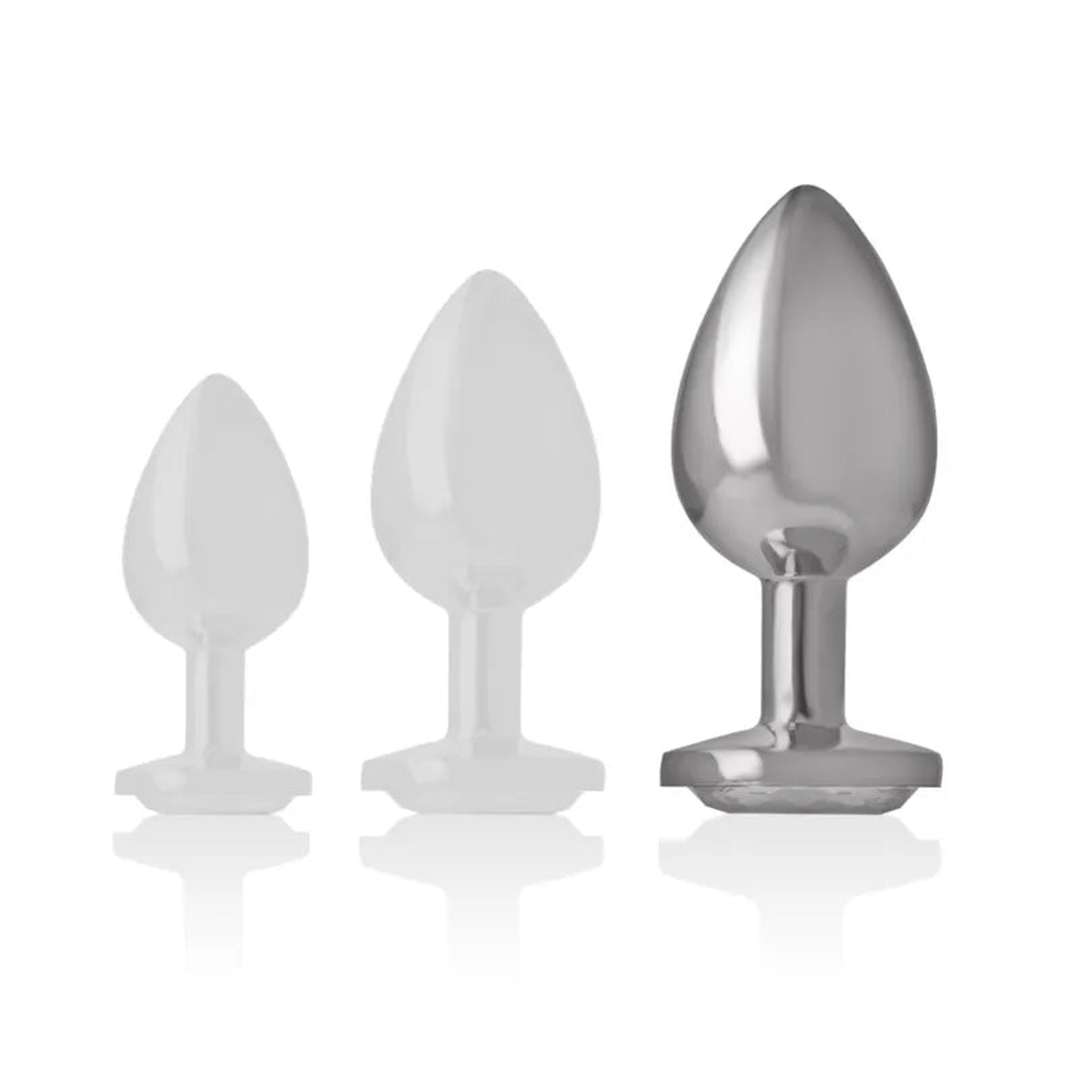 Plug Anale con Diamante Silver