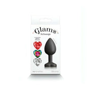 Plug Anale in Silicone con Gemma Intercambiabile – Cuore, Small