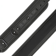Polsiere con doppia imbottitura con catena in metallo nero - Realizzate in pelle vegana