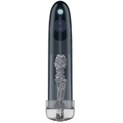 Pompa pene verticale con manichino in silicone interno e base adesiva trasparente