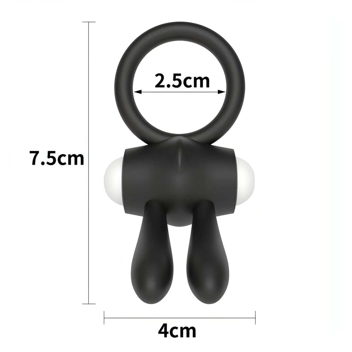 Power Clit Cockring - Nero