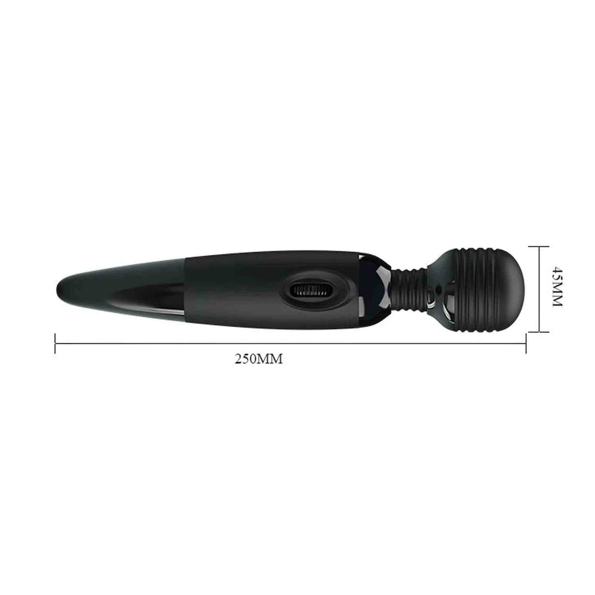 Power Wand Con Vibrazione regolabile - Nero