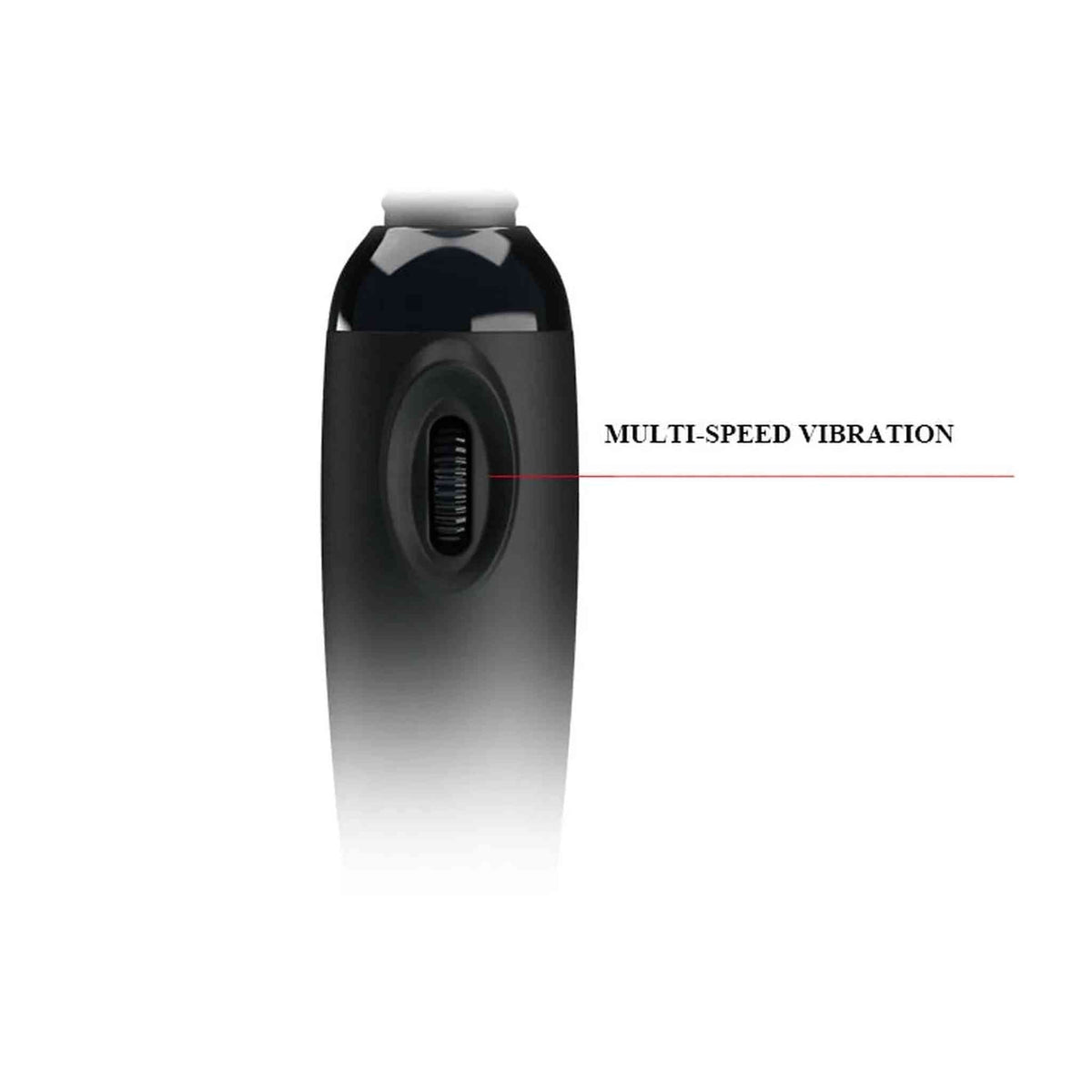 Power Wand Con Vibrazione regolabile - Nero