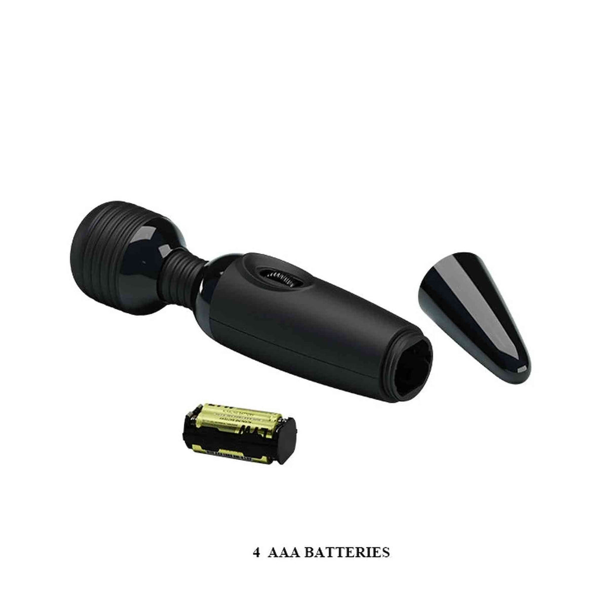 Power Wand Con Vibrazione regolabile - Nero