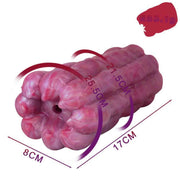 Dimensioni toy masturbatore predatorio silicone rosa intenso 8x25,5 cm peso 653g