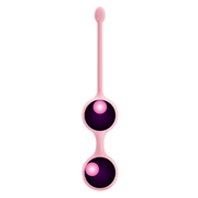 Sezione trasversale pallina Kegel rosa con sfere interne mobili