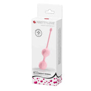 Confezione scatola bianca palline Kegel rosa Pretty Love