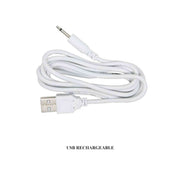 Cavo ricarica USB bianco con jack audio 3,5 mm per vibratore Pretty Love Terence