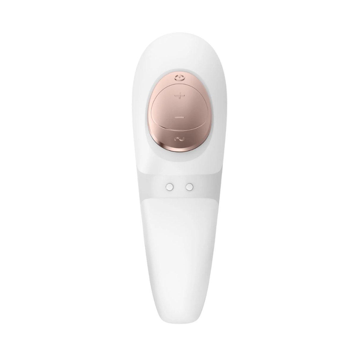 Suzione clitoridea Pro 4 Couples bianca con pannello controllo rosa oro