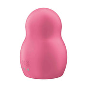 Retro vibratore Satisfyer Pro To Go 1 rosa con contatti ricarica e simboli CE