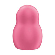 Vibratore Satisfyer Pro To Go 1 rosa vista frontale forma a goccia ampia