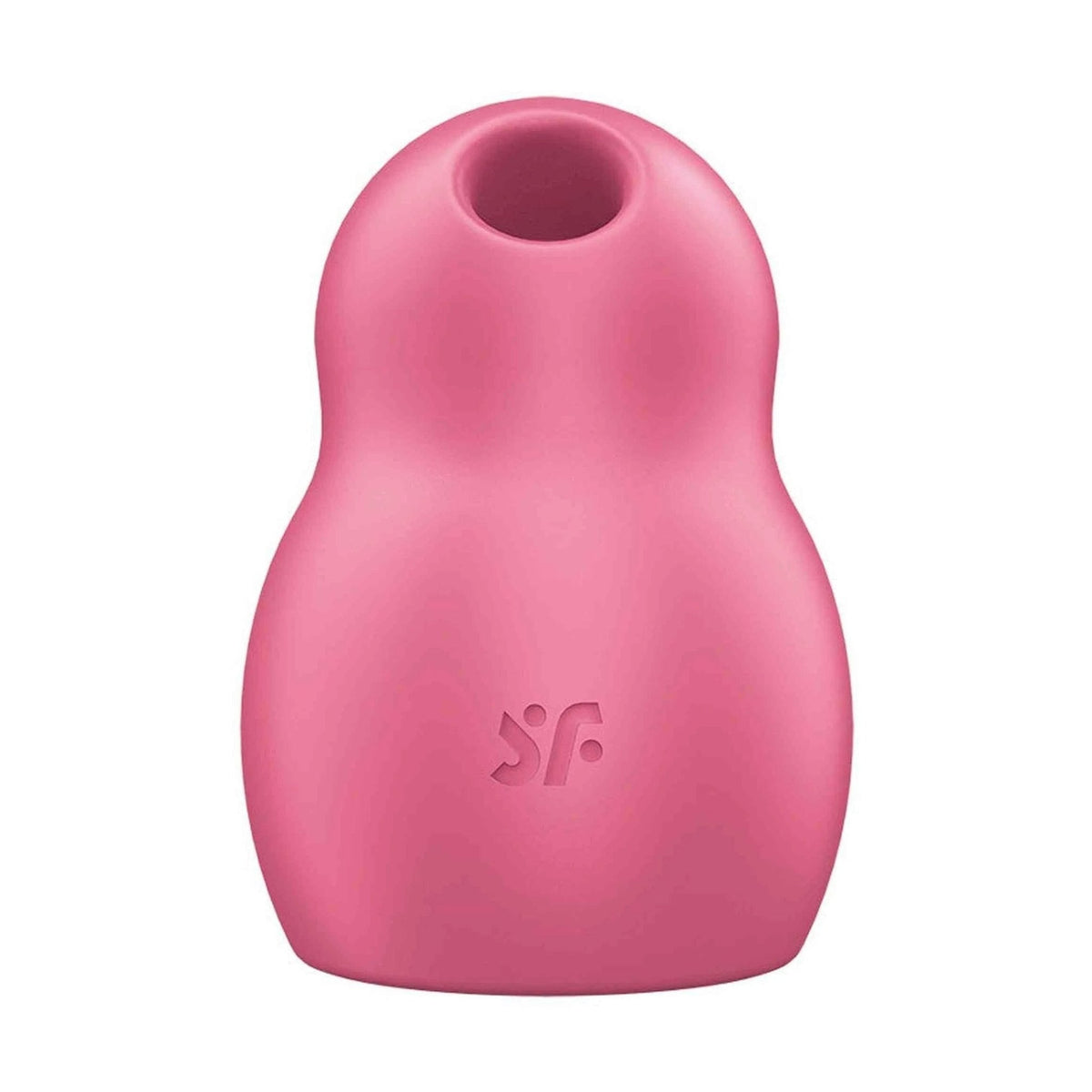 Vibratore Satisfyer Pro To Go 1 rosa apertura superiore e logo SF inciso
