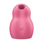Vibratore Satisfyer Pro To Go 1 rosa apertura superiore e logo SF inciso