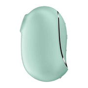 Satisfyer Pro To Go 2 profilo ergonomico verde menta con finitura opaca e bordo metallico