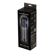 Scatola imballaggio nera pompa pene LUV PUMP con specifiche USB ricaricabile