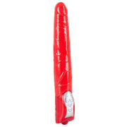Vibratore rosso brillante You2Toys Red Push con funzione spinta e vibrazione, superficie lucida