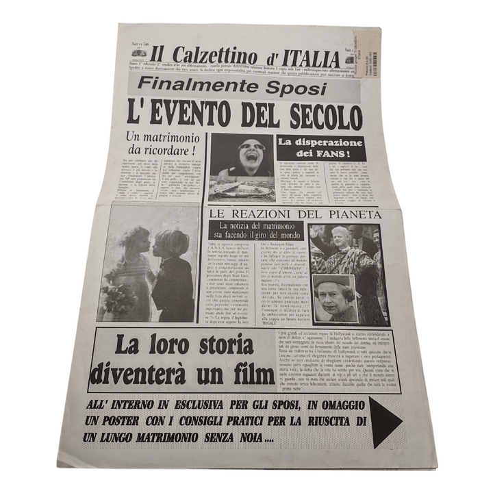 Quotidiano "Il Calzettino D'Italia" - L'evento del secolo