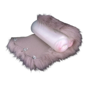 Rabbit Shape Animal Vaginal Doll, Furry Masturbator With Dual-channel