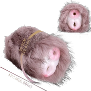 Rabbit Shape Animal Vaginal Doll, Furry Masturbator With Dual-channel