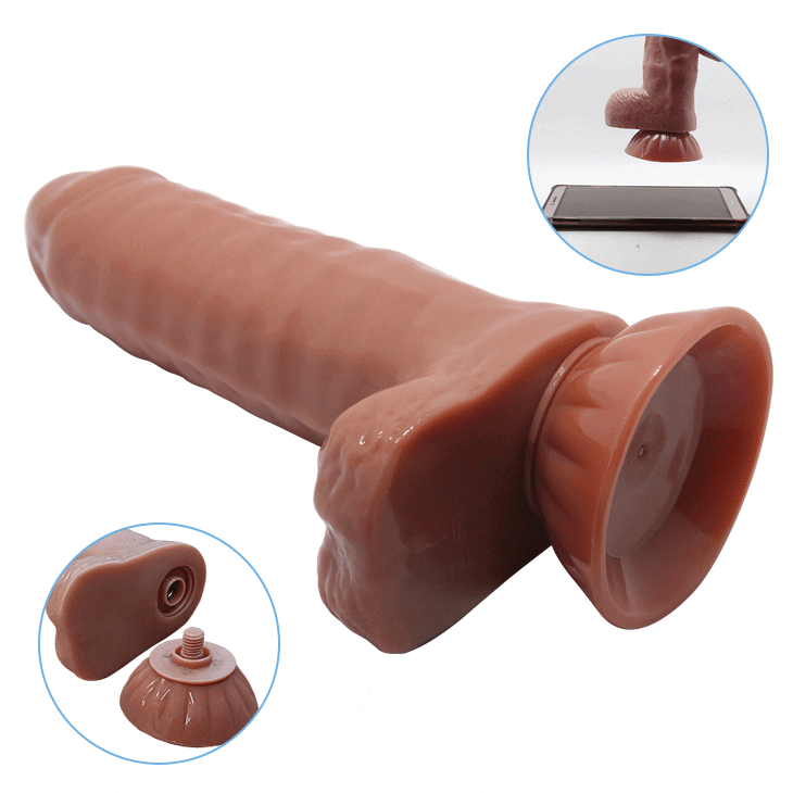 RealDeal Vibratore Realistico con Pelle Scorrevole