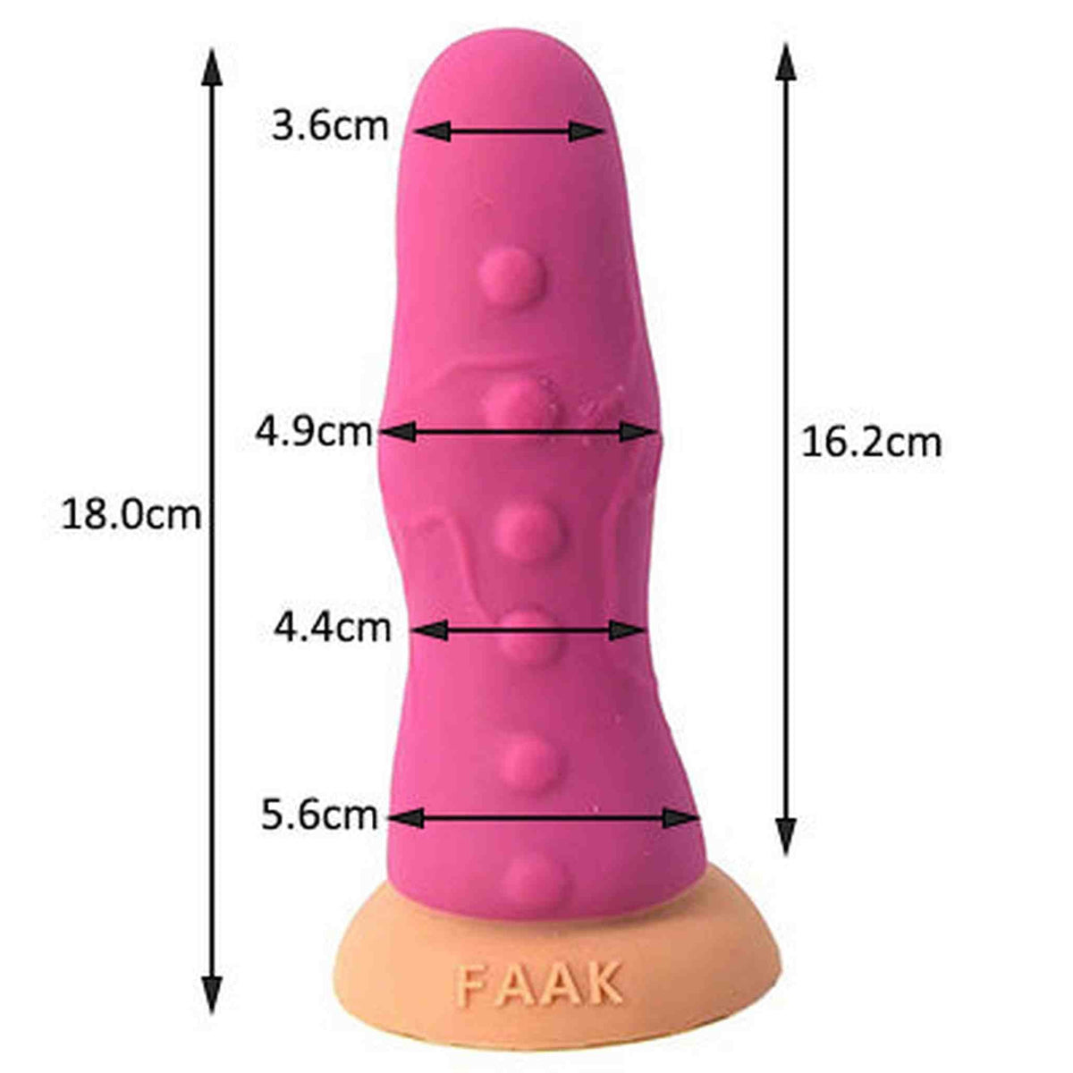 Realistic Aligator Head Shape Penis with Anal Plug
