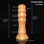Realistic Bamboo Penis with Anal Plug