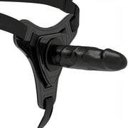 Realistic Silcone Strapon - Nero, 16 cm