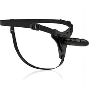 Realistic Silcone Strapon - Nero, 16 cm