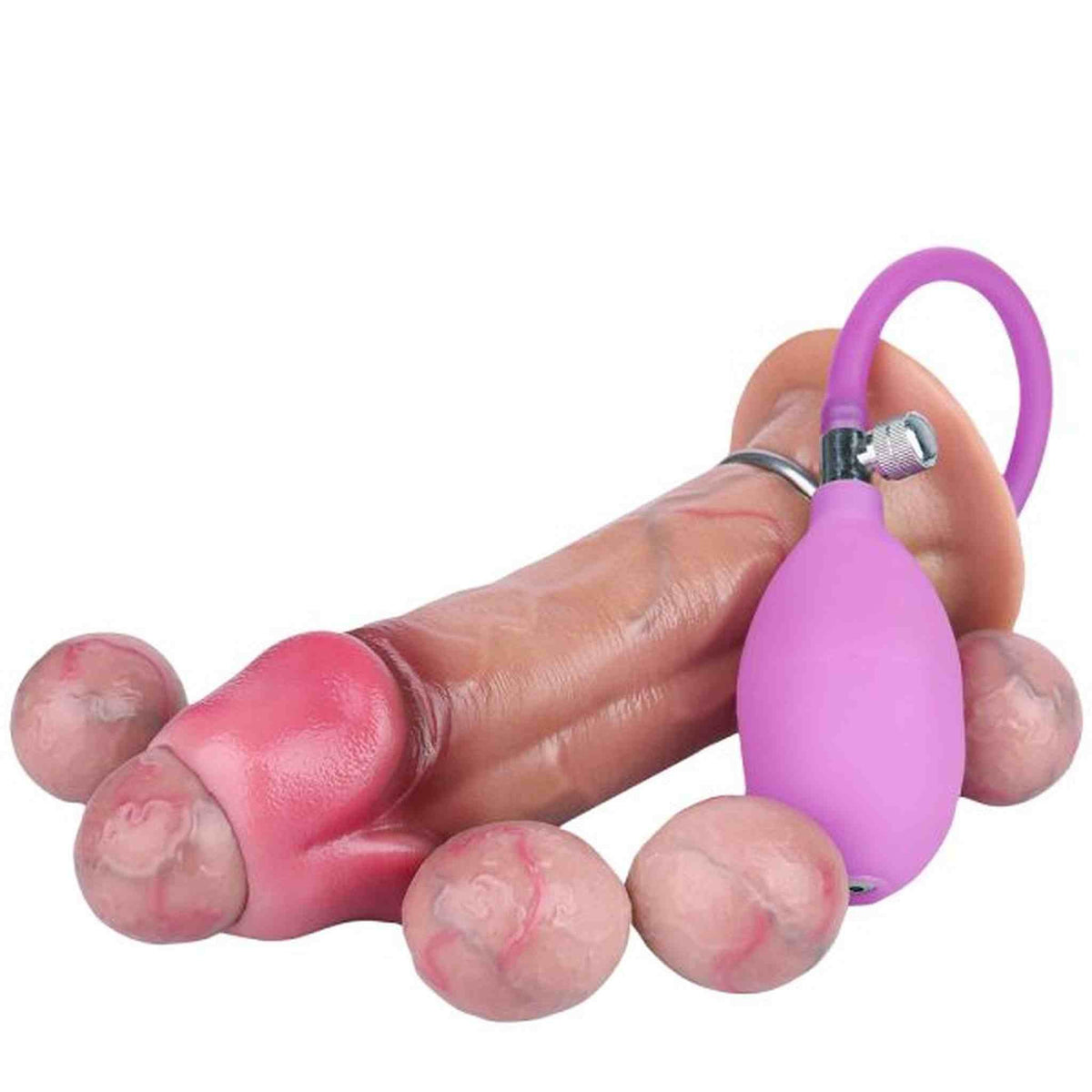 Realistic egg-laying dildo silicone sex toy for women