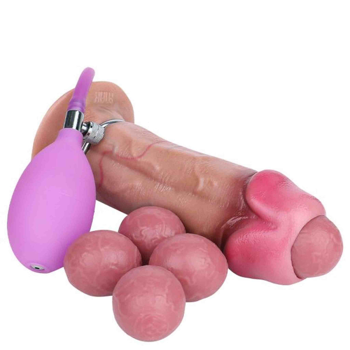 Realistic egg-laying dildo silicone sex toy for women