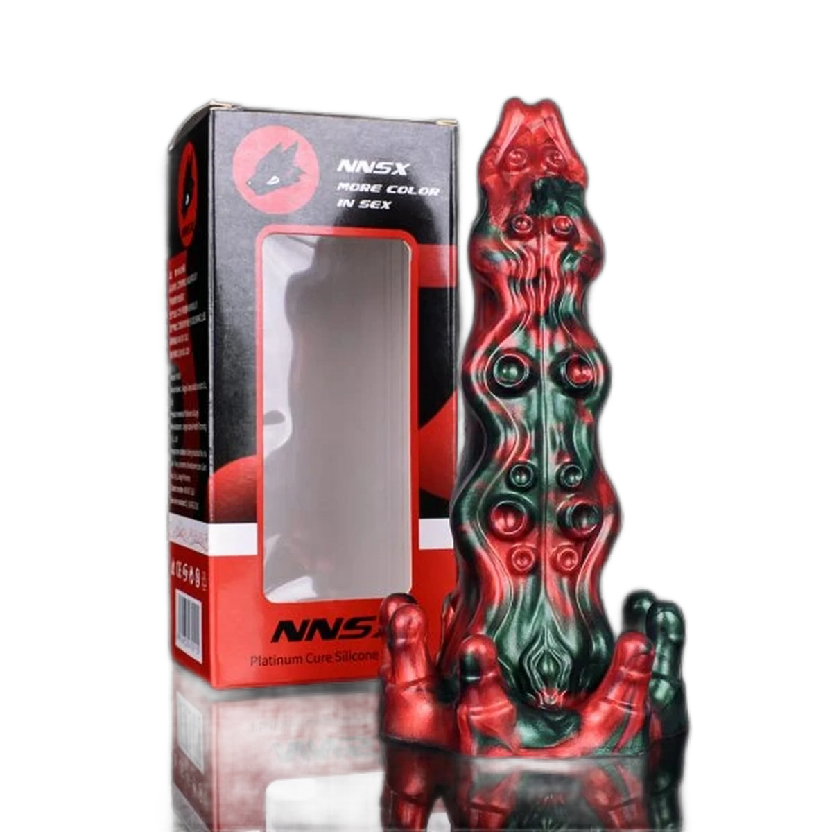Red Devils Cyril Monster Penis Tentacle Silicone Dildo