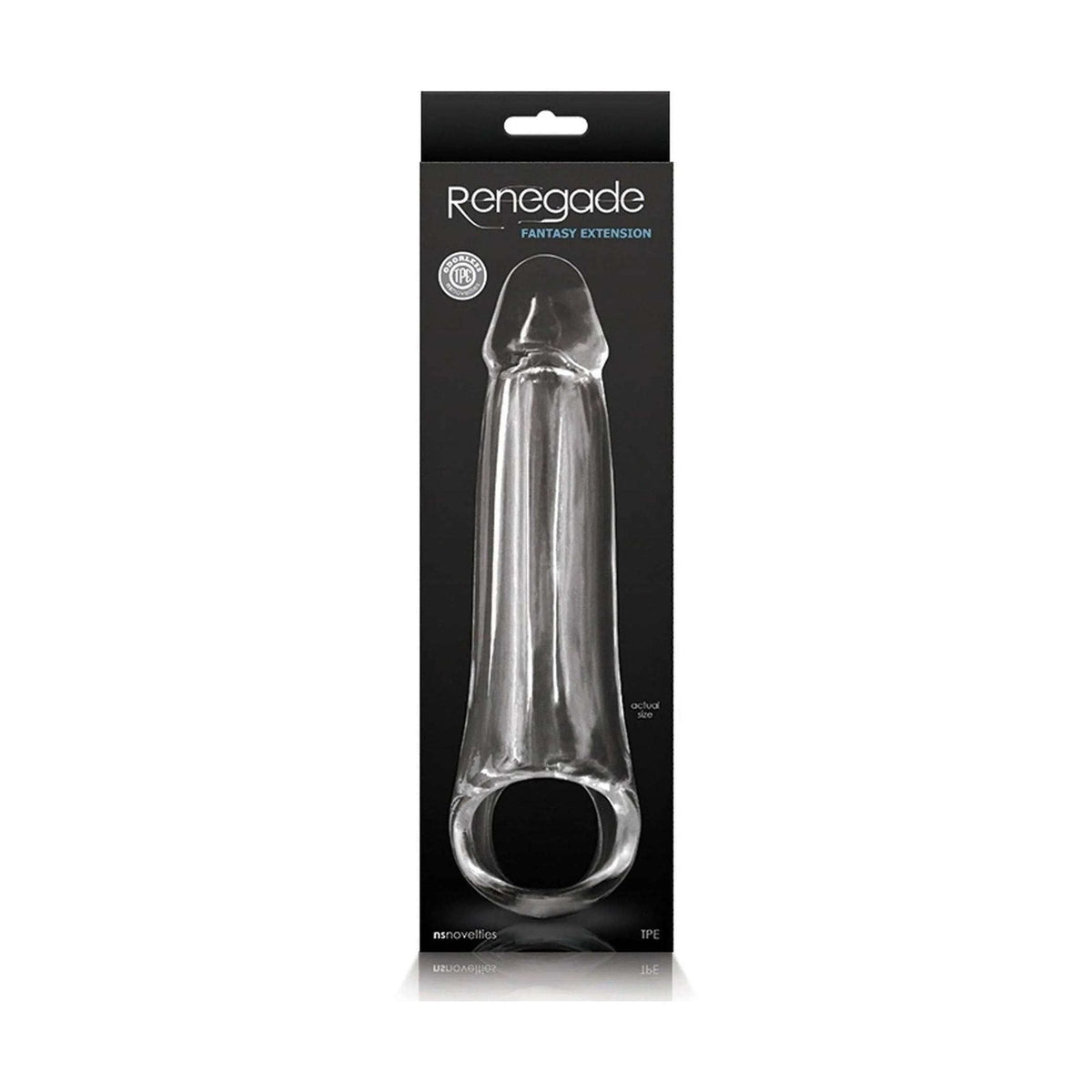 Confezione guaina fallica Renegade Fantasy Extension L in TPE BPA free
