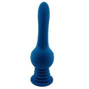 Vibratore Revolution Earthquake blu scuro con marchio DC inciso e forma ergonomica