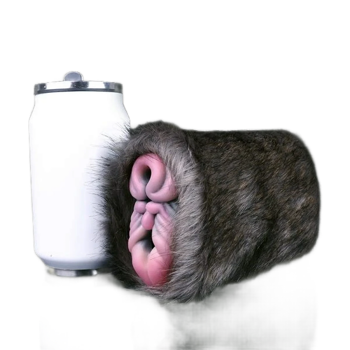 Rhinoceros Pussy Sex Toy Male Masturbator With Double Channel