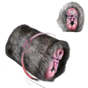 Rhinoceros Pussy Sex Toy Male Masturbator With Double Channel