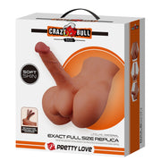 Scatola imballaggio dildo Crazy Bull Rhyne con etichette SOFT SKIN e LIFELIKE