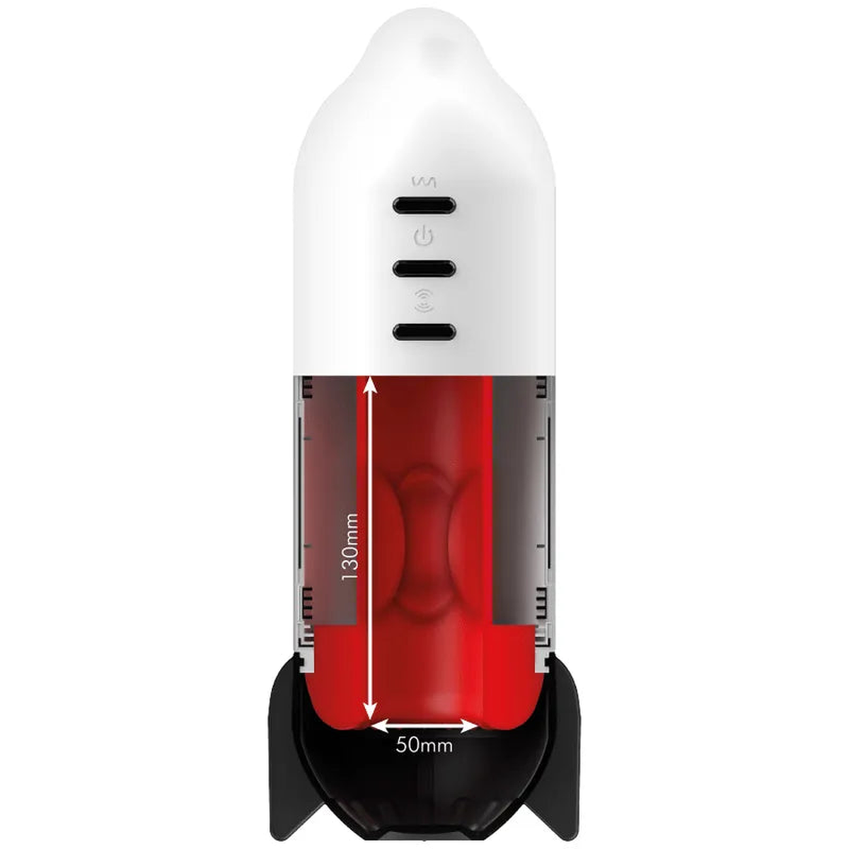 Rocket Masturbatore Elettrico A compressione e Vibrazione