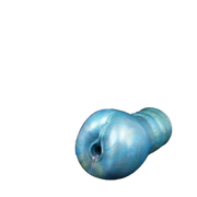Profilo laterale masturbatore Rolling Wolf corpo restringente blu iridescente