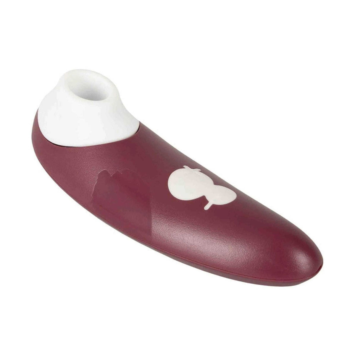 Pulsatore clitoride Romp Switch edizione speciale bordeaux con testa in silicone bianco