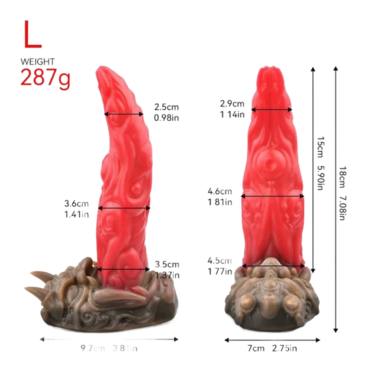 Sakuton Boy Dildo Fantasy Monster Tongue Dildo For Female Masturbation