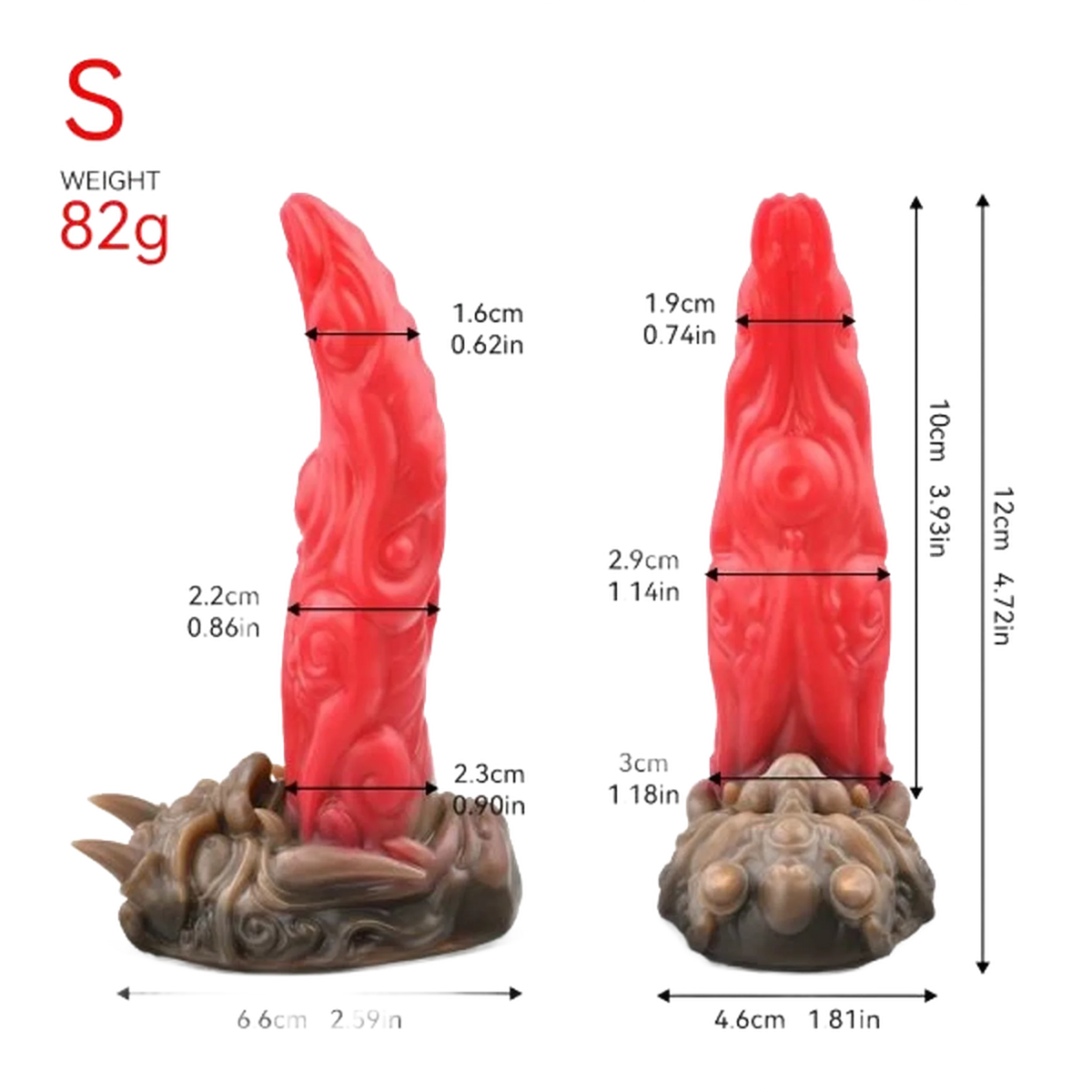 Sakuton Boy Dildo Fantasy Monster Tongue Dildo For Female Masturbation