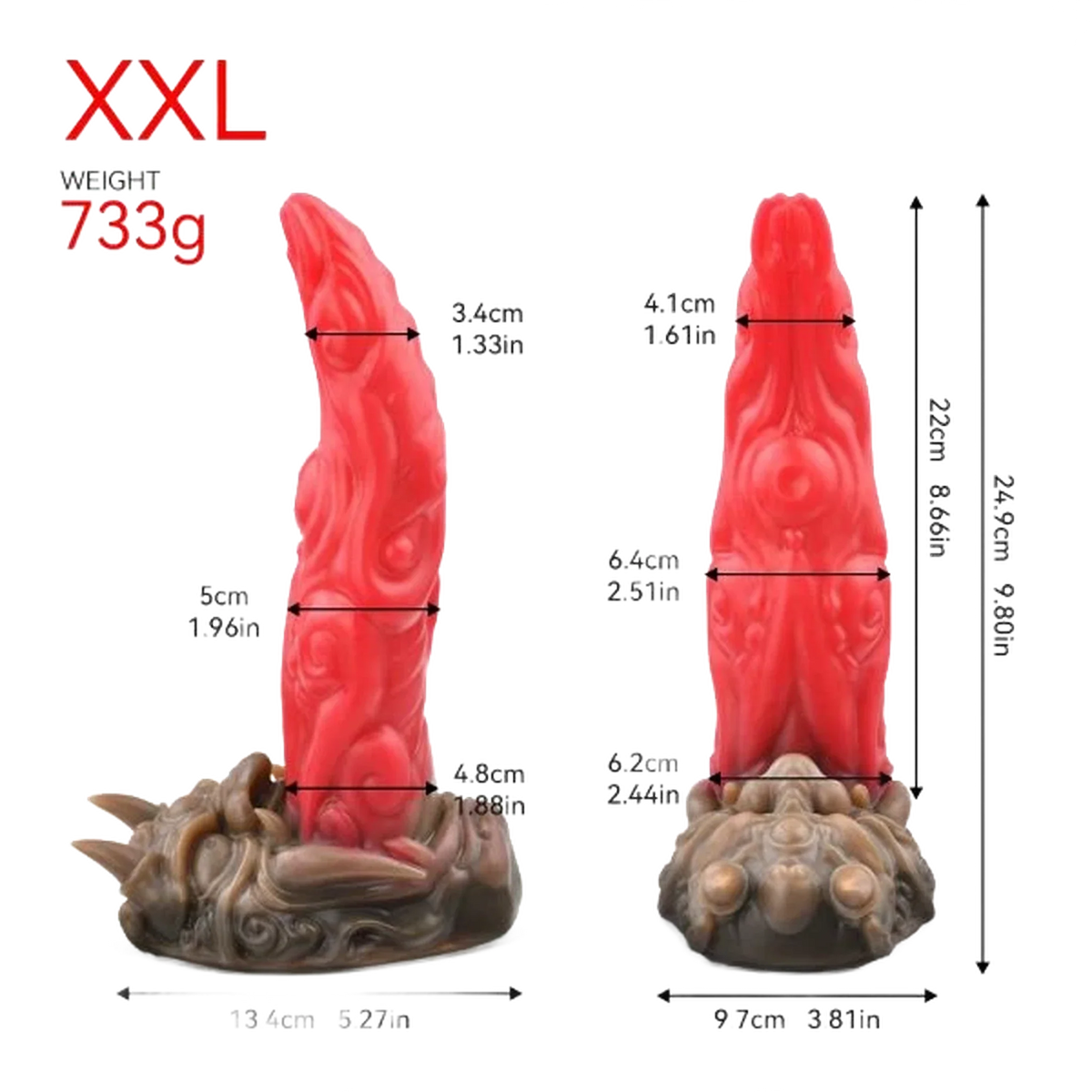 Sakuton Boy Dildo Fantasy Monster Tongue Dildo For Female Masturbation