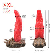 Sakuton Boy Dildo Fantasy Monster Tongue Dildo For Female Masturbation
