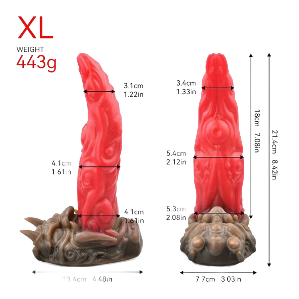 Sakuton Boy Dildo Fantasy Monster Tongue Dildo For Female Masturbation