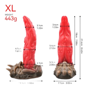 Sakuton Boy Dildo Fantasy Monster Tongue Dildo For Female Masturbation