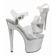 Sandali con décolleté trasparente Tacco 15.5 cm