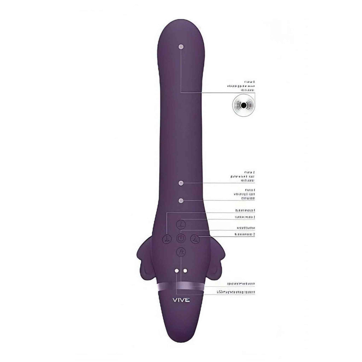 Satu Strapless Vibrante con 3 diversi motori
