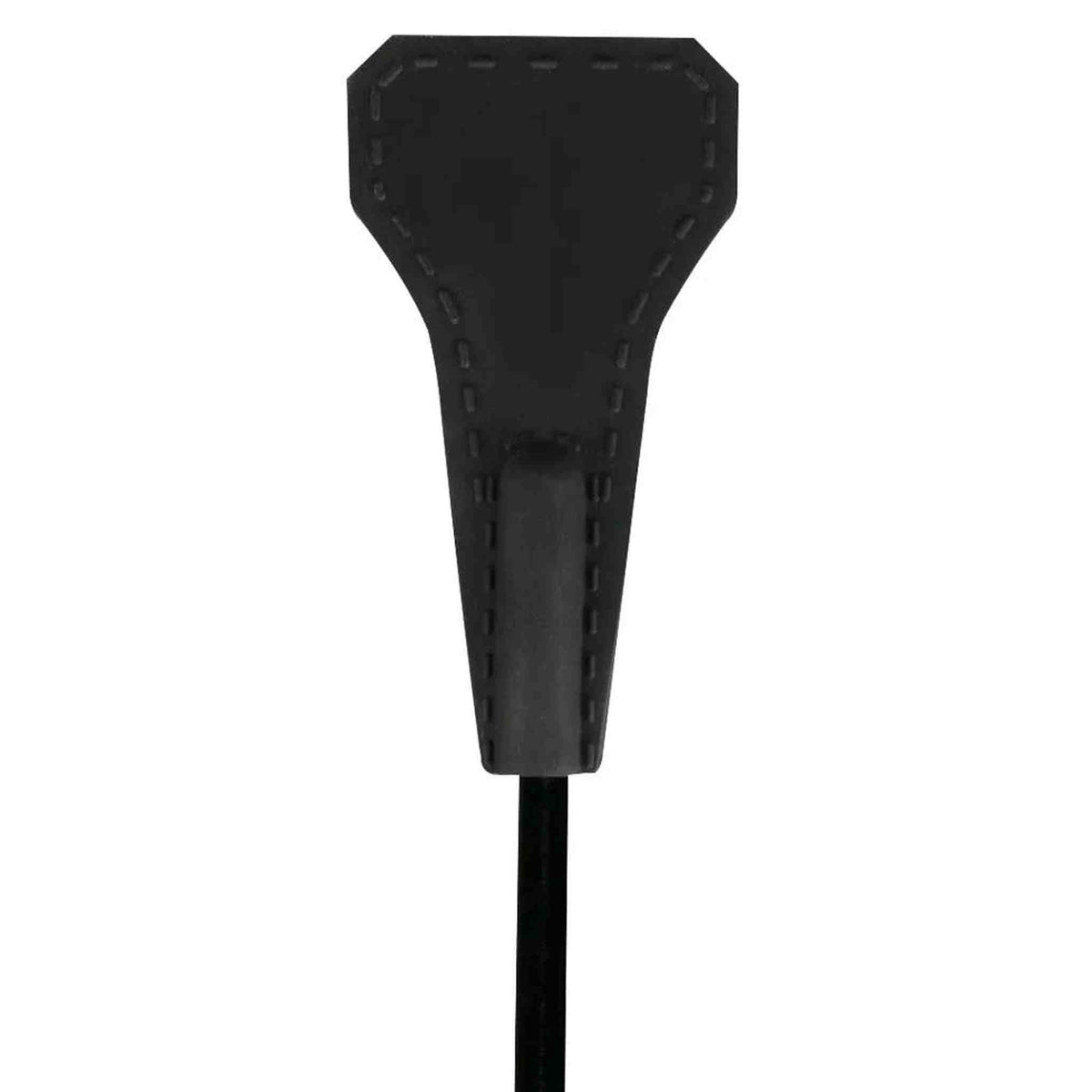 Dettaglio testa paddle silicone nero cuciture rettangolari e rilievo centrale