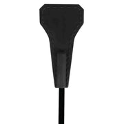 Dettaglio testa paddle silicone nero cuciture rettangolari e rilievo centrale